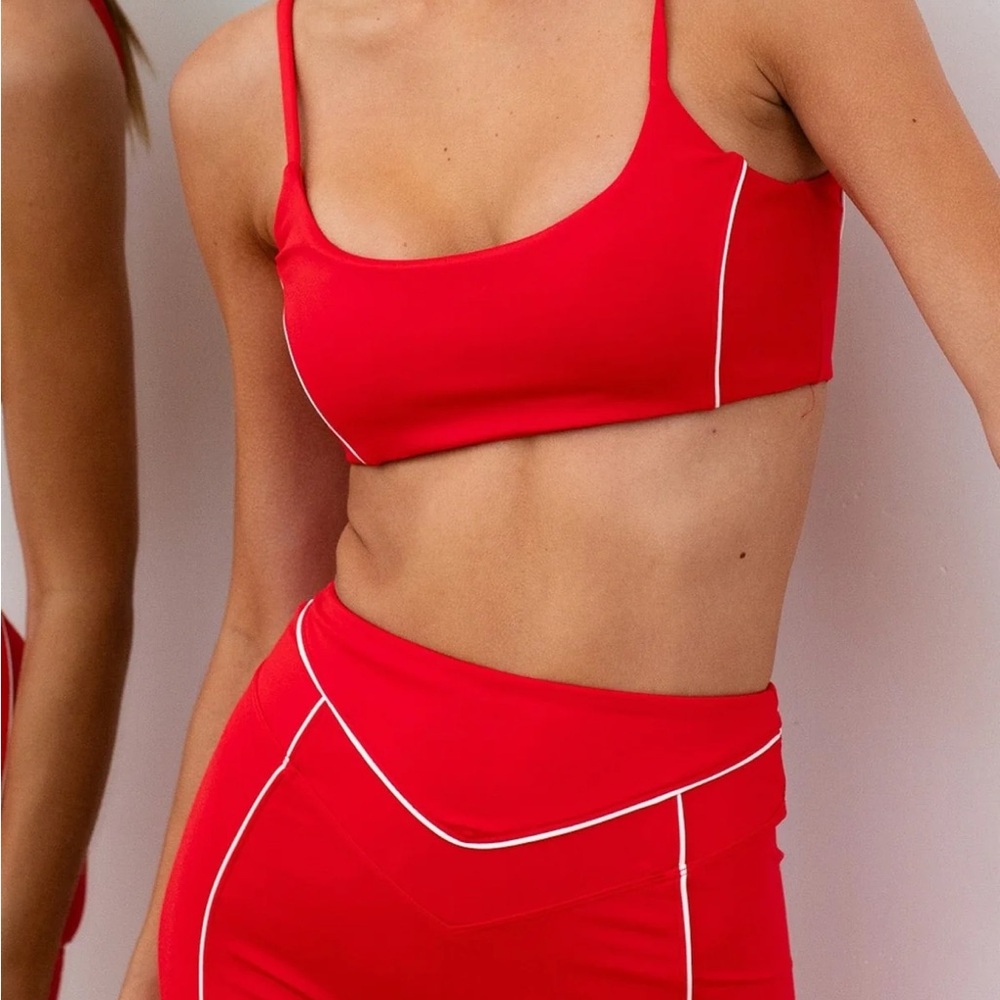 YLLW the Label Tammy bra in Ruby